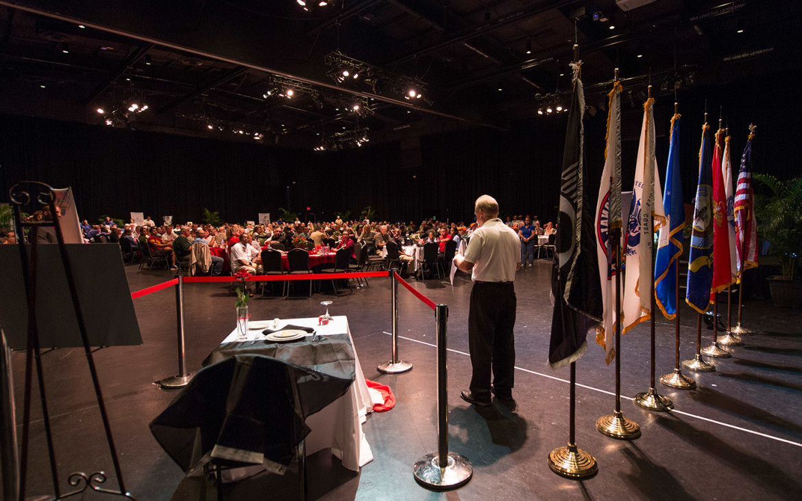 Flag etiquette on veterans day