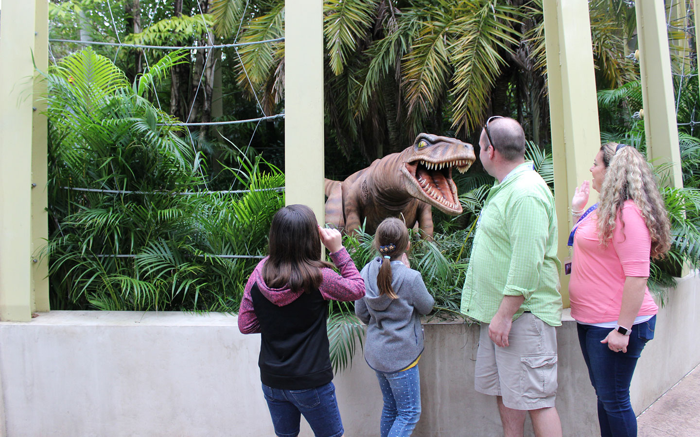 Come face-to-face with a raptor at The Raptor Encounter in Universal's Islands of Adventure