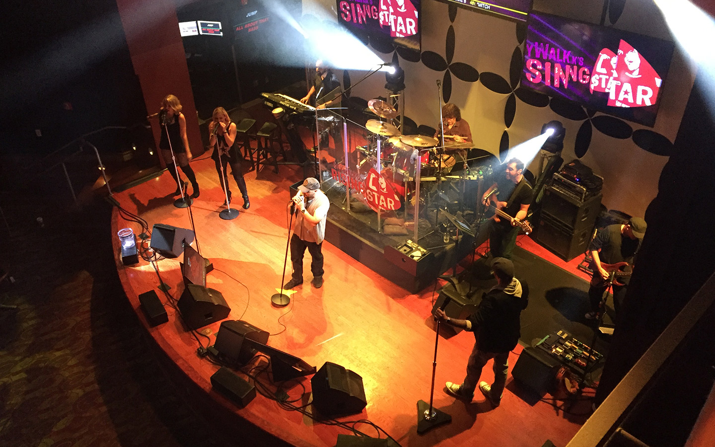 Become a rock star with a live band at Rising Star in Universal CityWalk