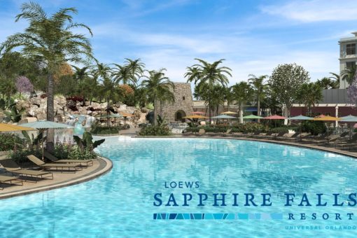 Relax at the largest on-site pool this summer at Loews Sapphire Falls Resort at Universal Orlando Resort