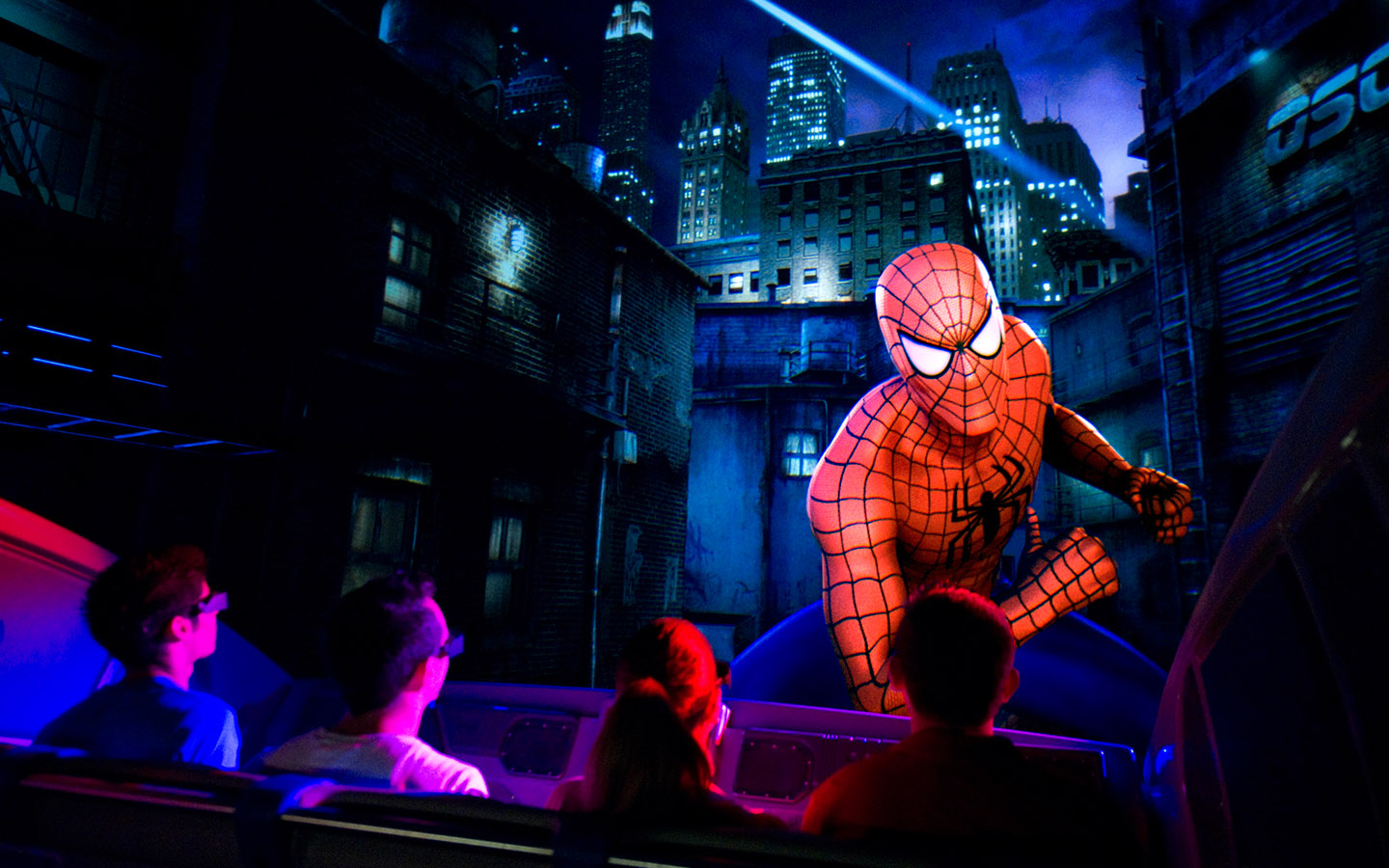 Swing through the streets of New York with Spider-Man on The Amazing Adventures of Spider-Man at Universal's Islands of Adventure