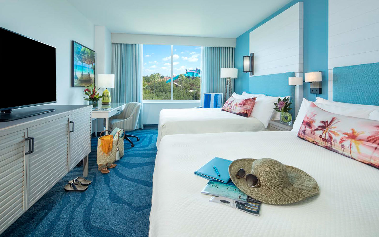 Relax during your next vacation to Universal Orlando Resort with a stay at Loews Sapphire Falls Resort.