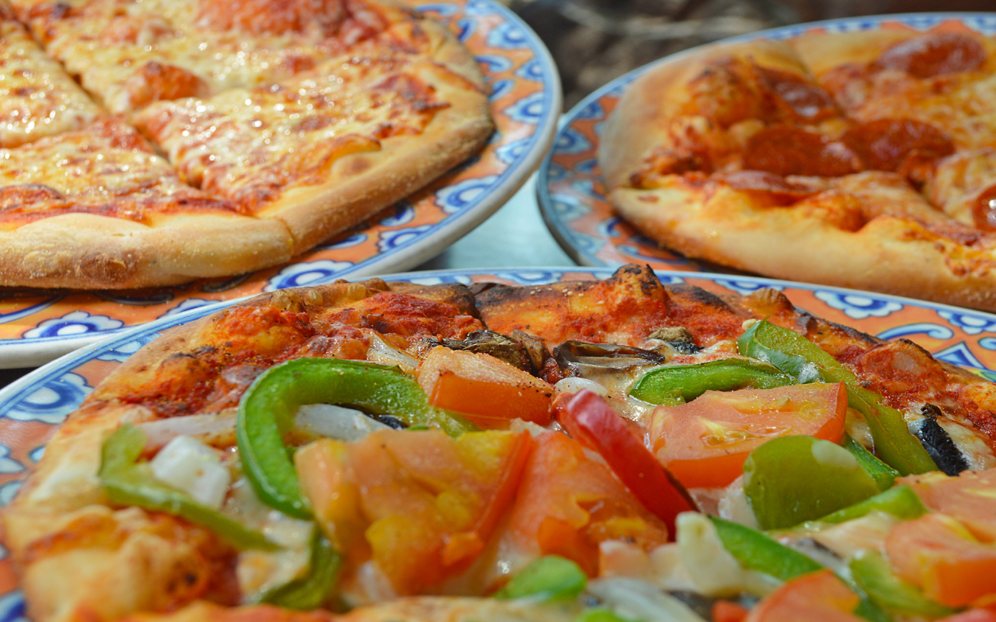Try a scrumptious wood-fired pizza from Confisco Grille at Islands of Adventure 