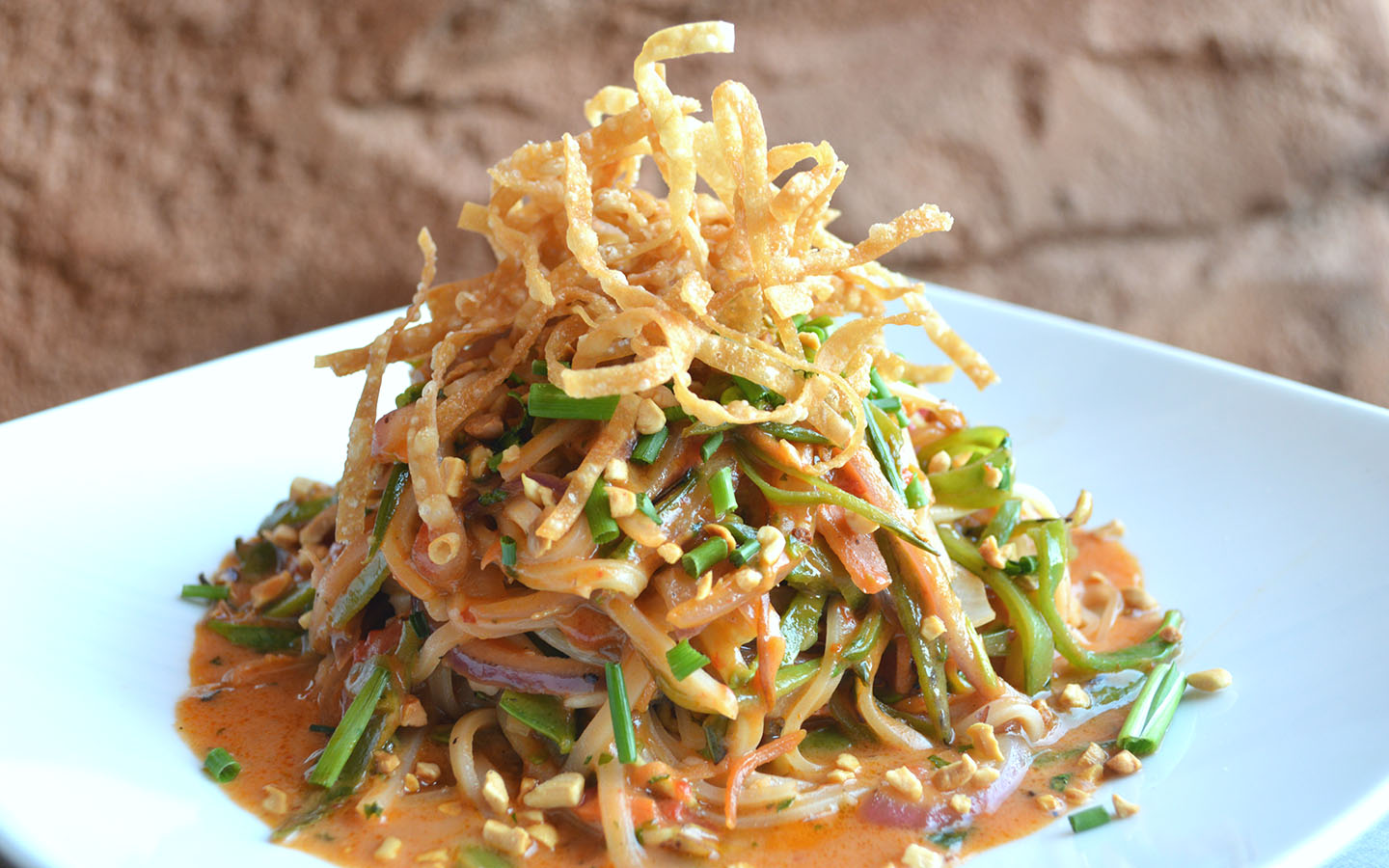 Pad Thai from Mythos Restaurant in Universal's Islands of Adventure.