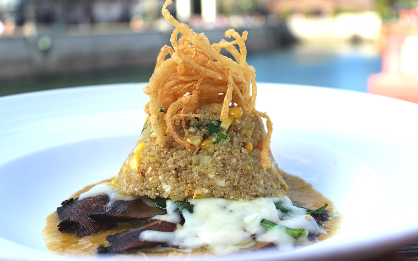 Portobello Quinoa from Lombard's Seafood Grille in Universal Studios Florida.