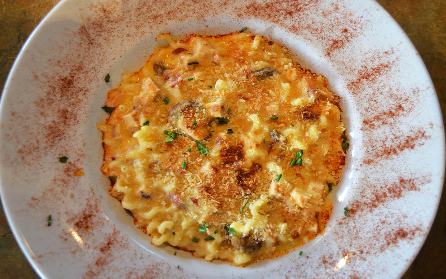 Fusilli and Cheese at Lombard’s Seafood Grille in Universal Studios Florida