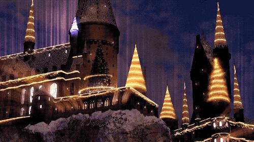 The Magic of Christmas at Hogwarts Castle in The Wizarding World of Harry Potter.