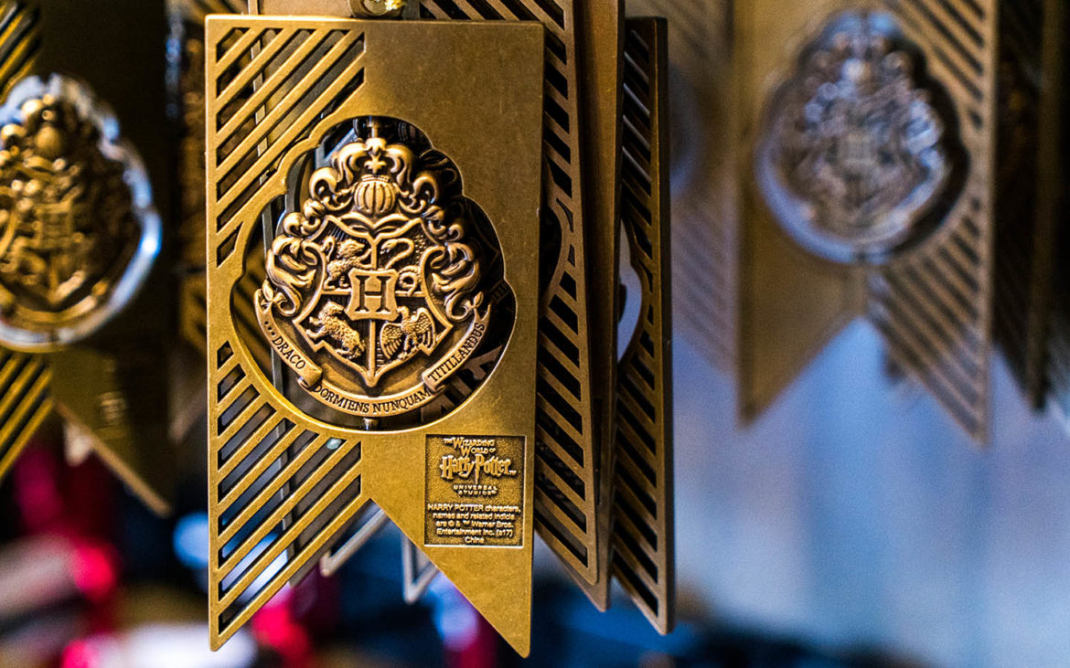 Hogwarts Crest Banner Ornament from The Wizarding World of Harry Potter