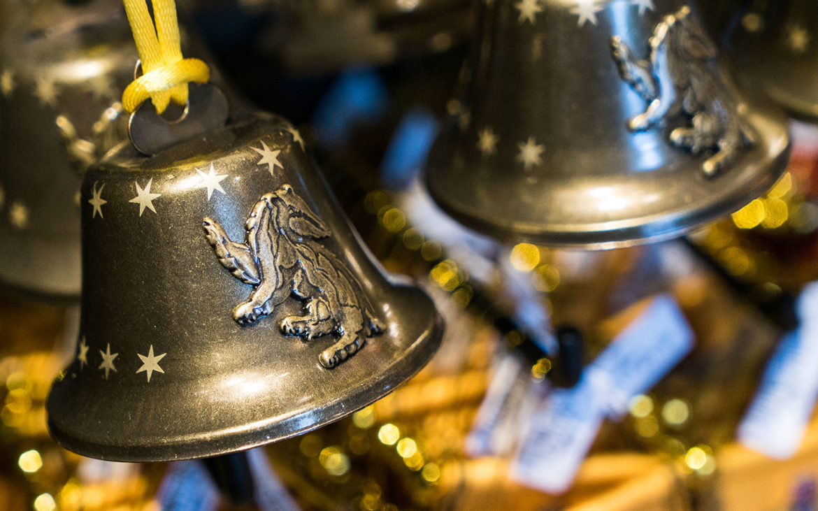 Hufflepuff Bell Ornament from The Wizarding World of Harry Potter