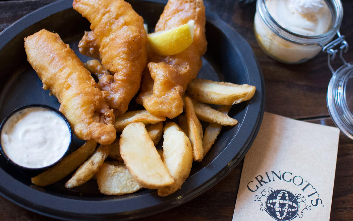 Fish & Chips from Leaky Cauldron