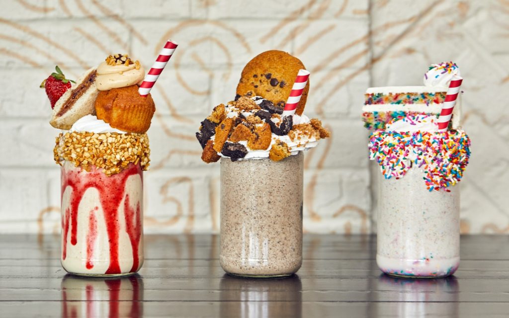 New Milkshakes offered at The Toothsome Chocolate Emporium & Savory Feast Kitchen