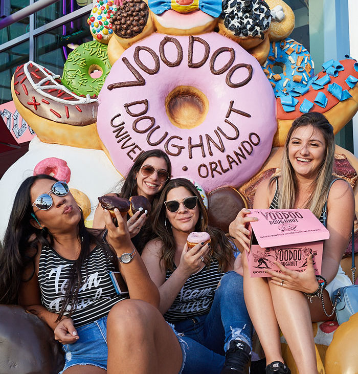 Voodoo Doughnut Throne at Universal CityWalk