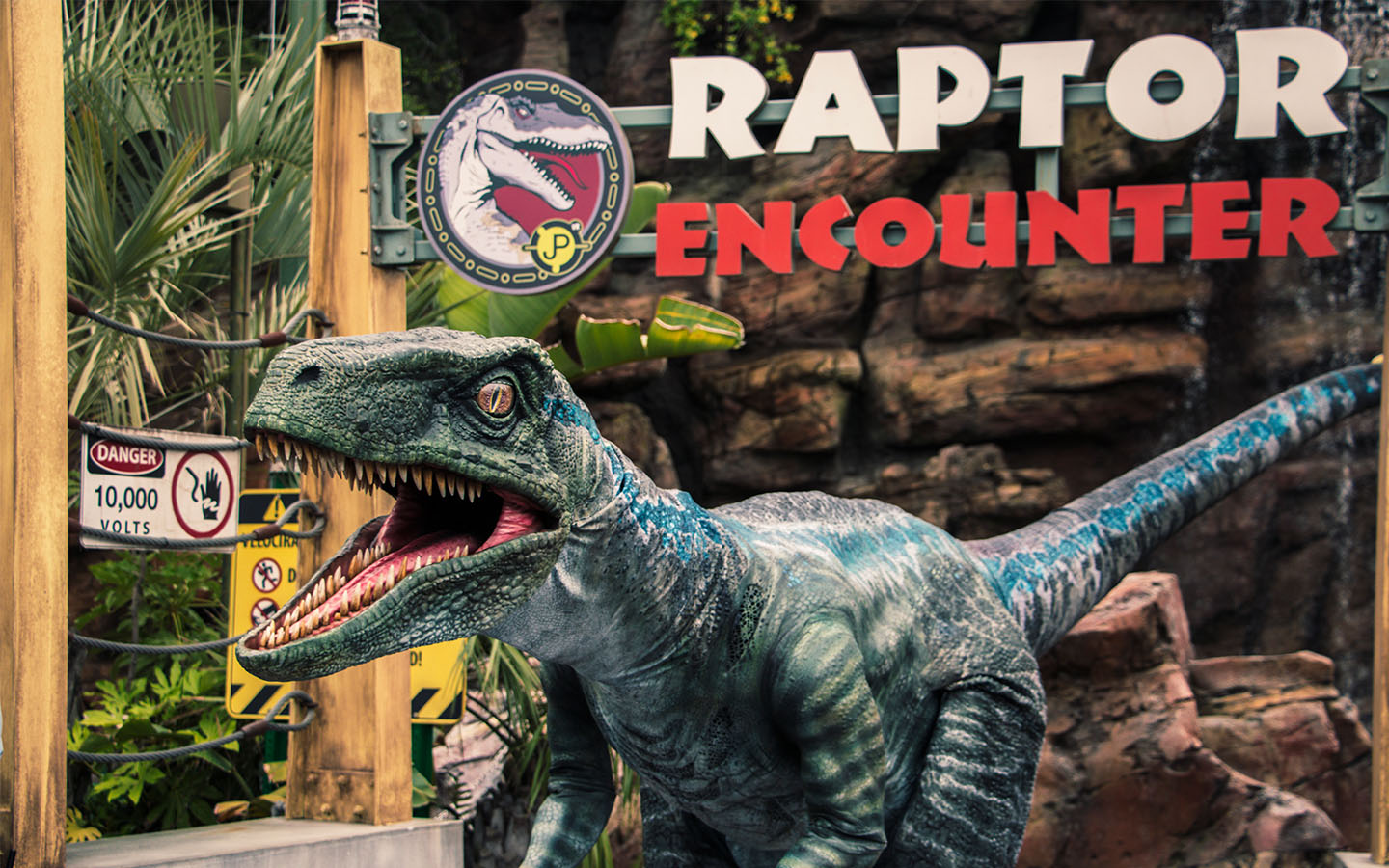 Blue Joins Raptor Encounter at Universal's Islands of Adventure