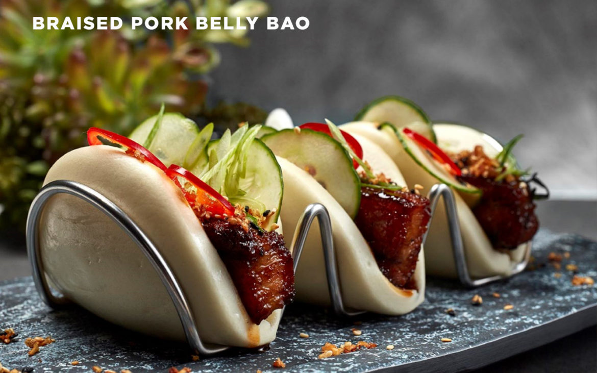 Braised Pork Belly Bao Aventura Hotel