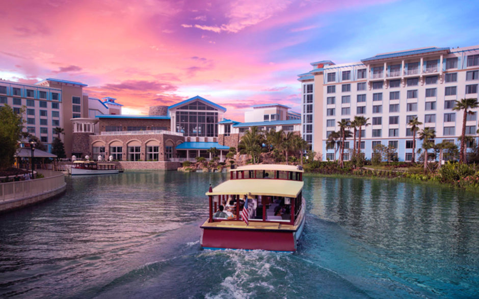 Complimentary Water Taxi from Loews Sapphire Falls Resort