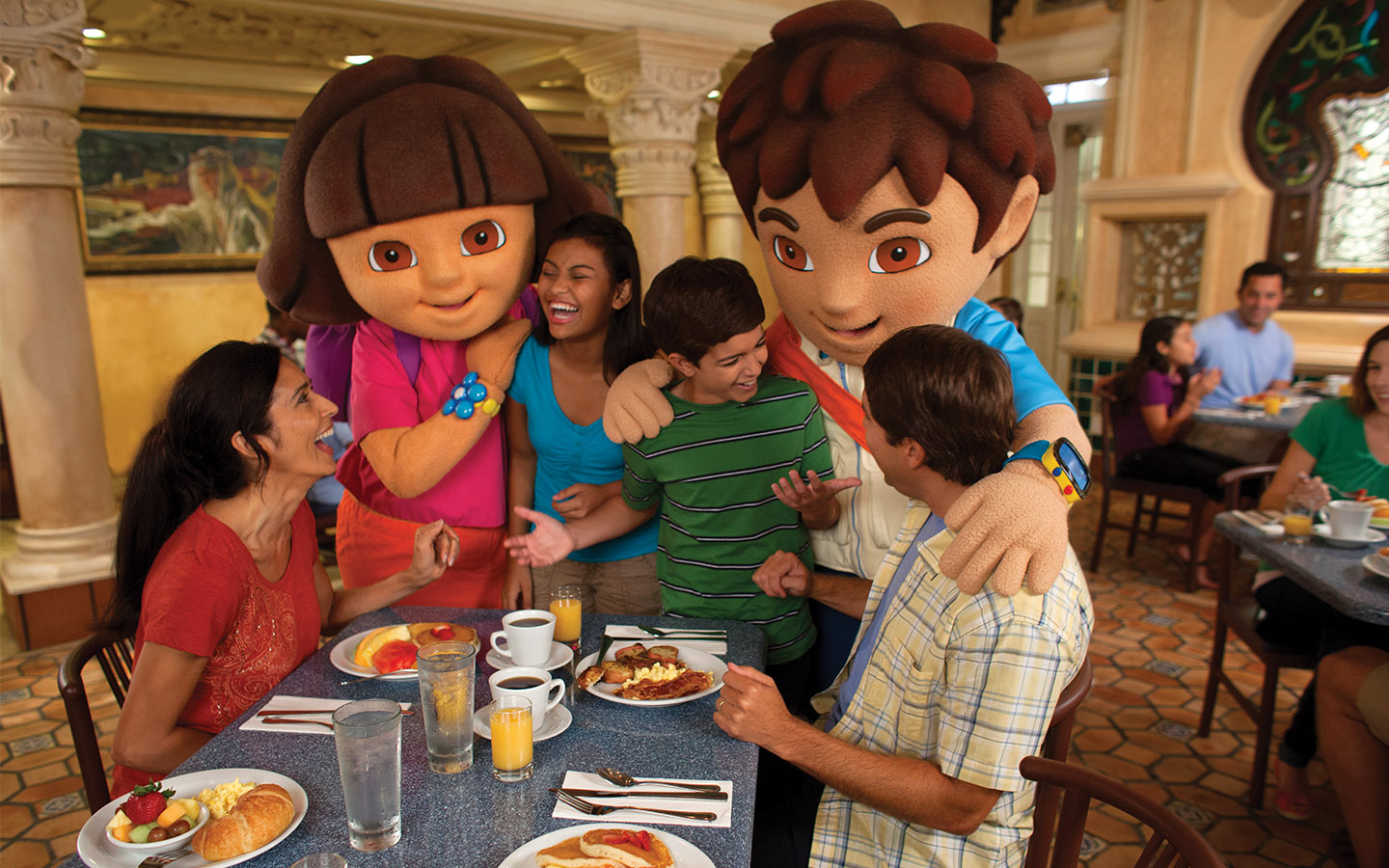Dora the Explorer and Diego at Universal Orlando Resort
