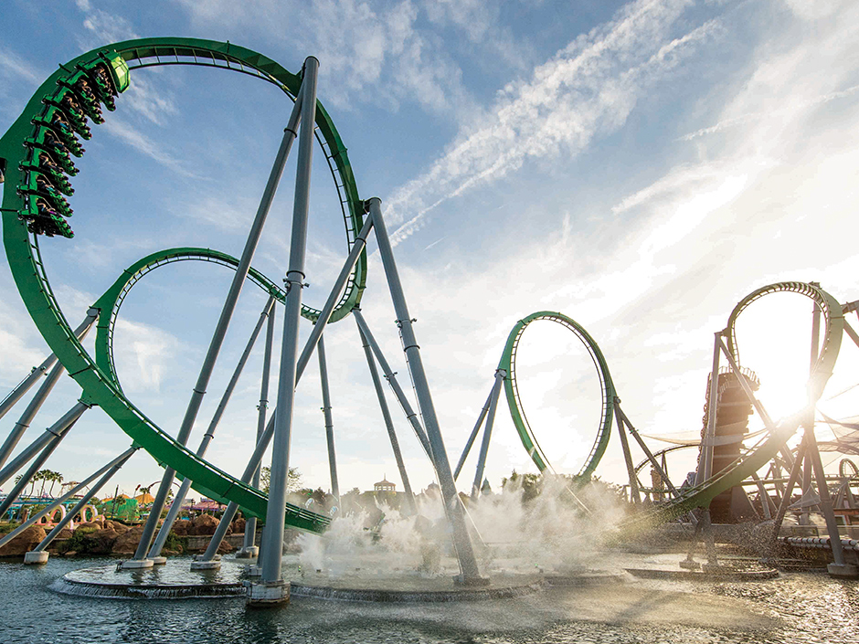 Brinquedos Radicais com Água no Universal Island Of Adventure