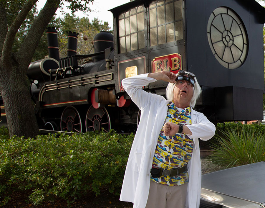 Doc Brown at Universal Orlando Resort