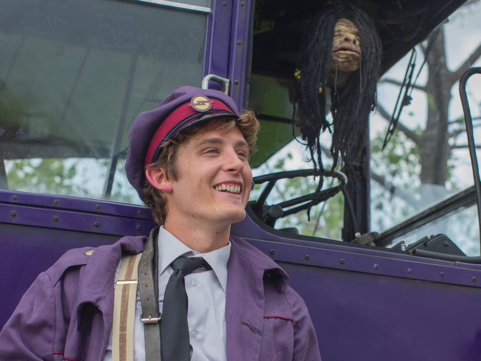Knight Bus Conductor in The Wizarding World of Harry Potter