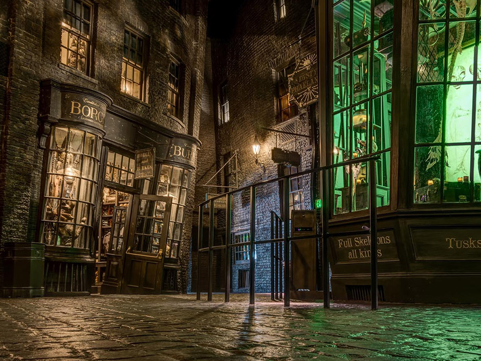 Knockturn Alley dans le monde magique de Harry Potter - Chemin de Traverse