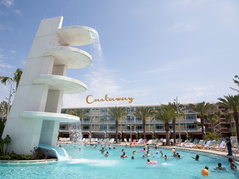 The pool at Cabana Bay Beach Resort.