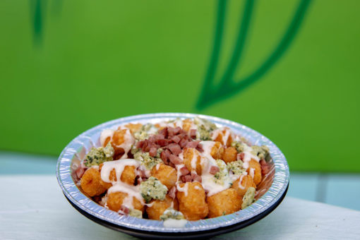 RECIPE: Green Eggs & Ham Tots from Green Eggs and Ham Cafe