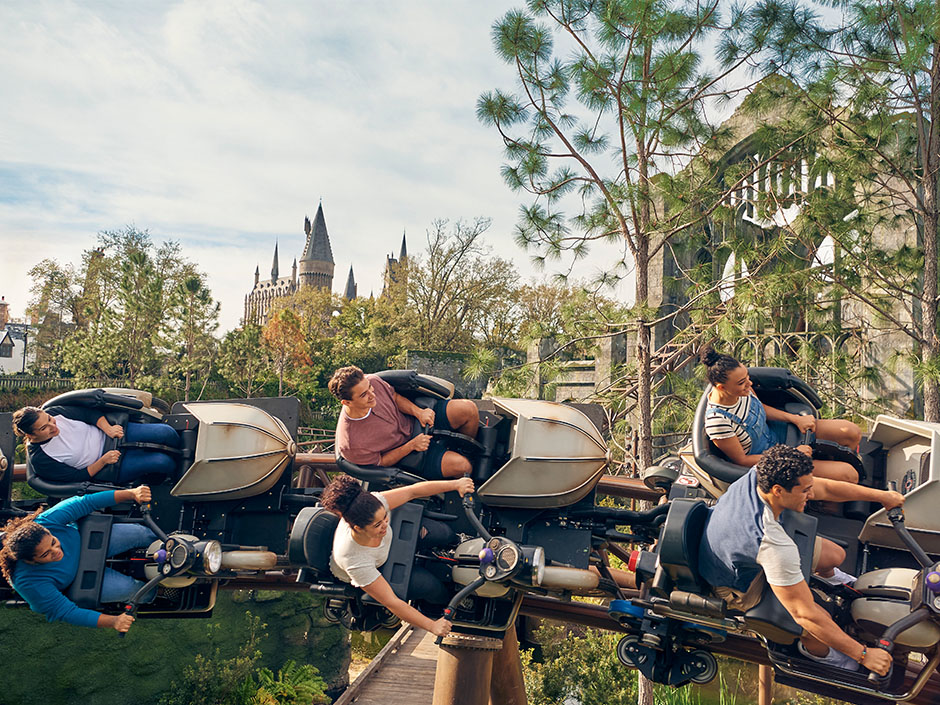 Two old Folks on a Roller Coaster Costume