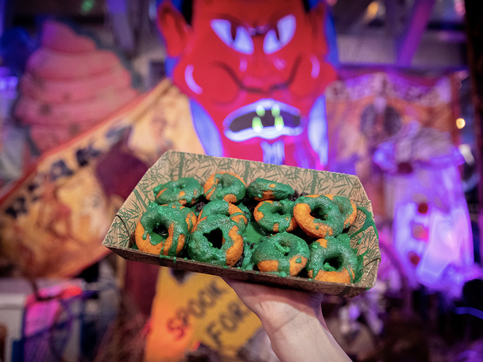 Mini Pumpkin Donuts from Halloween Horror Nights