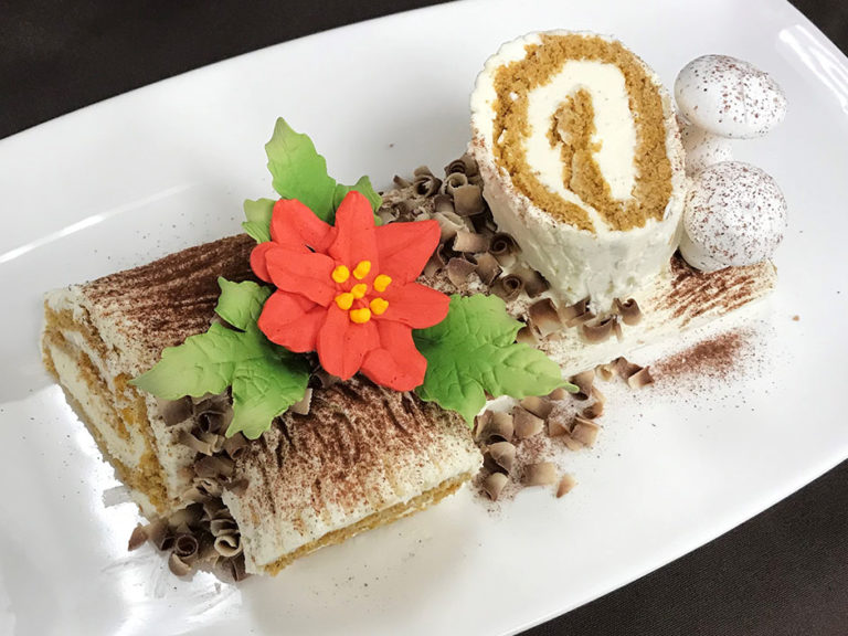 RECIPE: Pumpkin Spiced Log Cake from Royal Pacific Resort