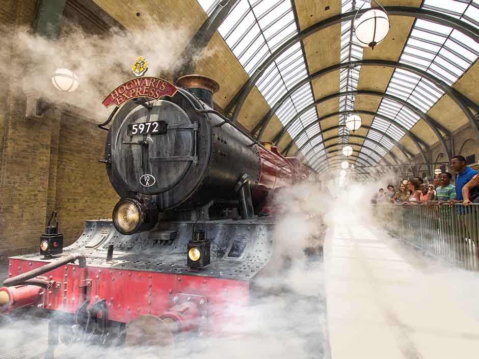 Hogwarts Express at King's Cross Station
