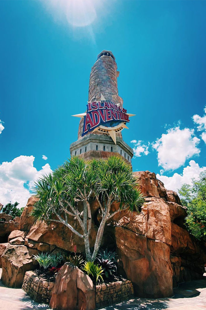 The Islands of Adventure lighthouse