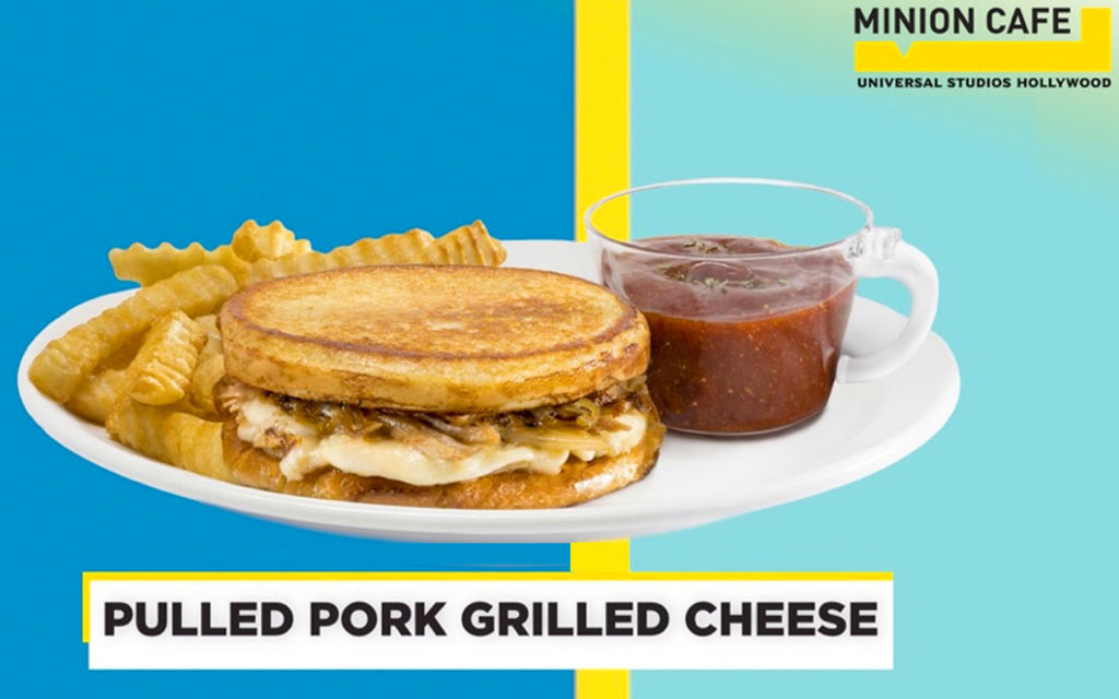 Pulled Pork Grilled Cheese at Minion Cafe