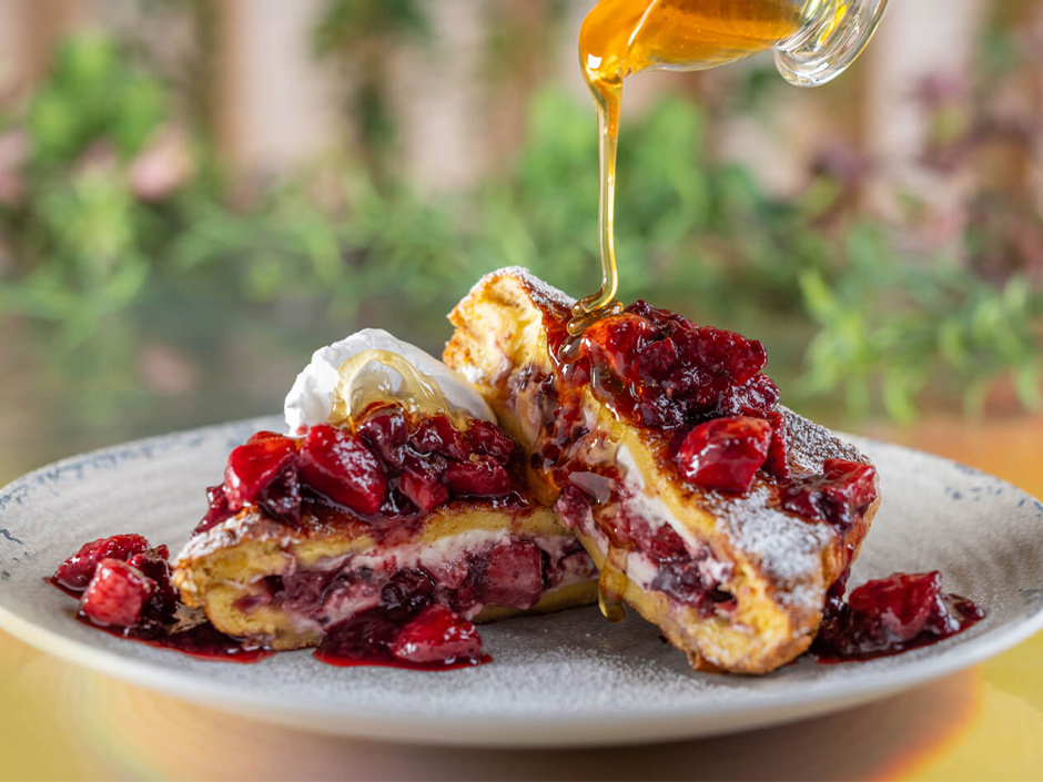 Stuffed French Toast from Omega Cafe and Market at Universal Terra Luna Resort