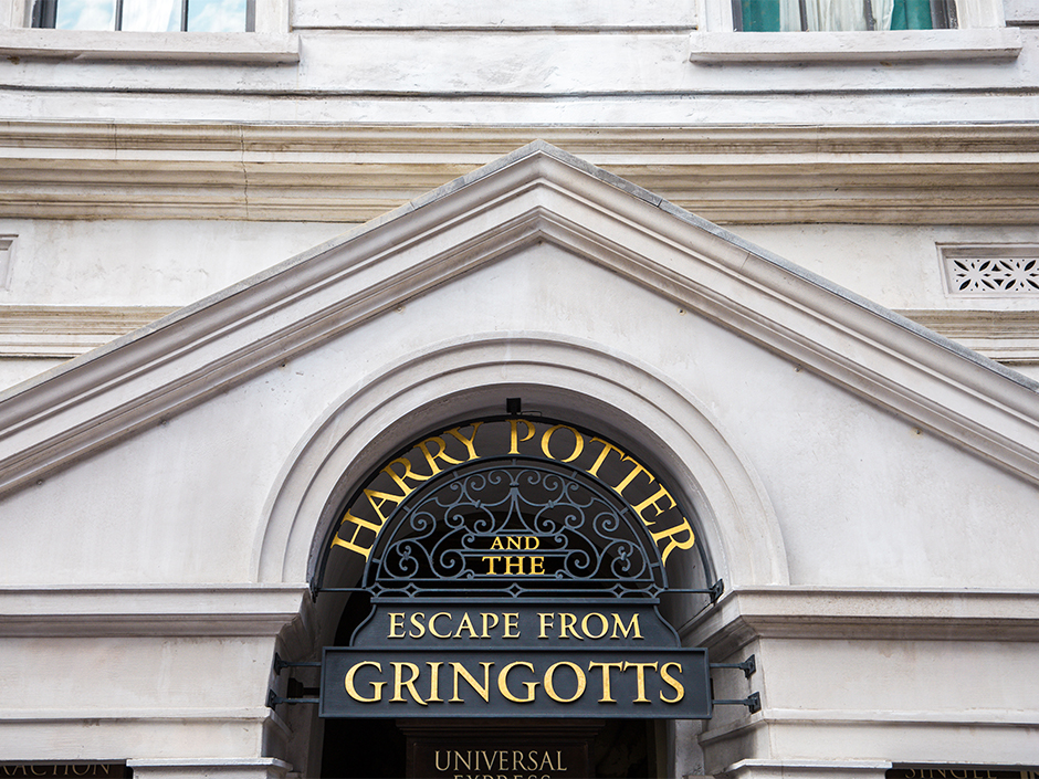 Gringotts Ride Entrance