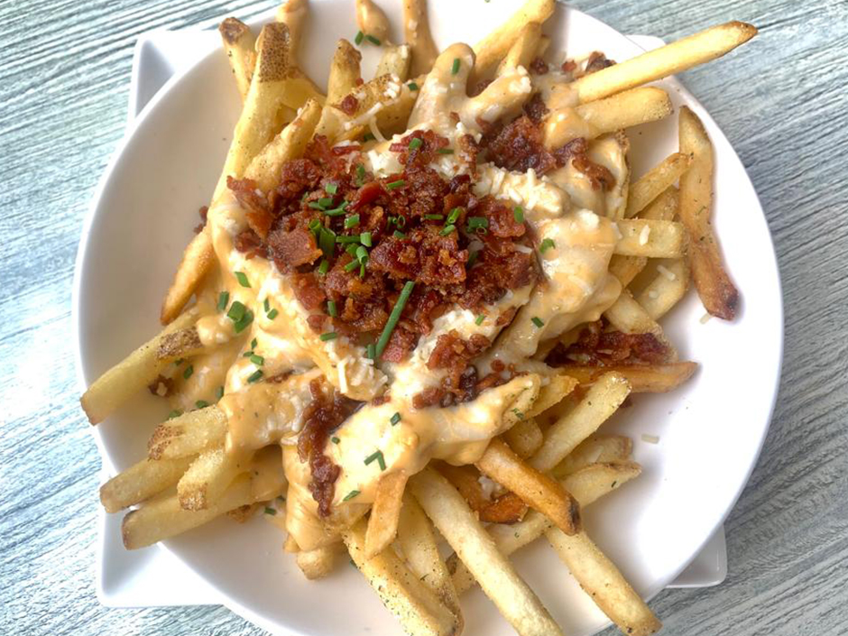 Parmesan Truffle Fries with Bacon
