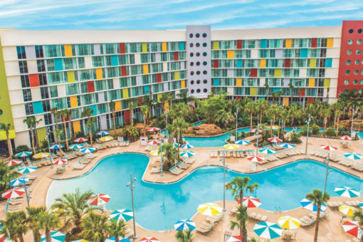 View of Cabana Bay Pool and Hotel