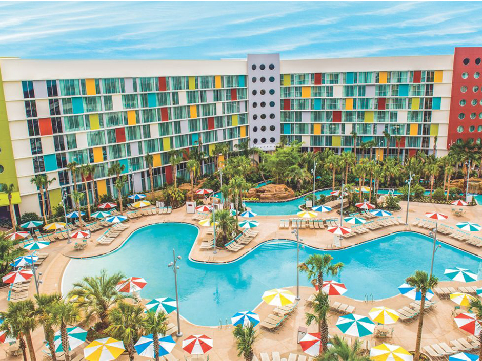 View of Cabana Bay Pool and Hotel