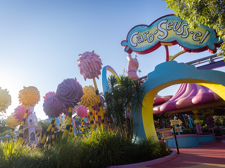 Sign for Caro-Seuss-el Ride