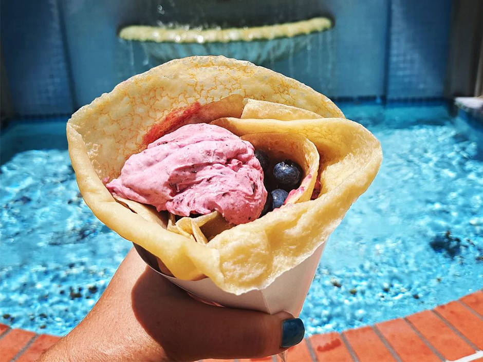 Vegan Berry Central Park Crepe