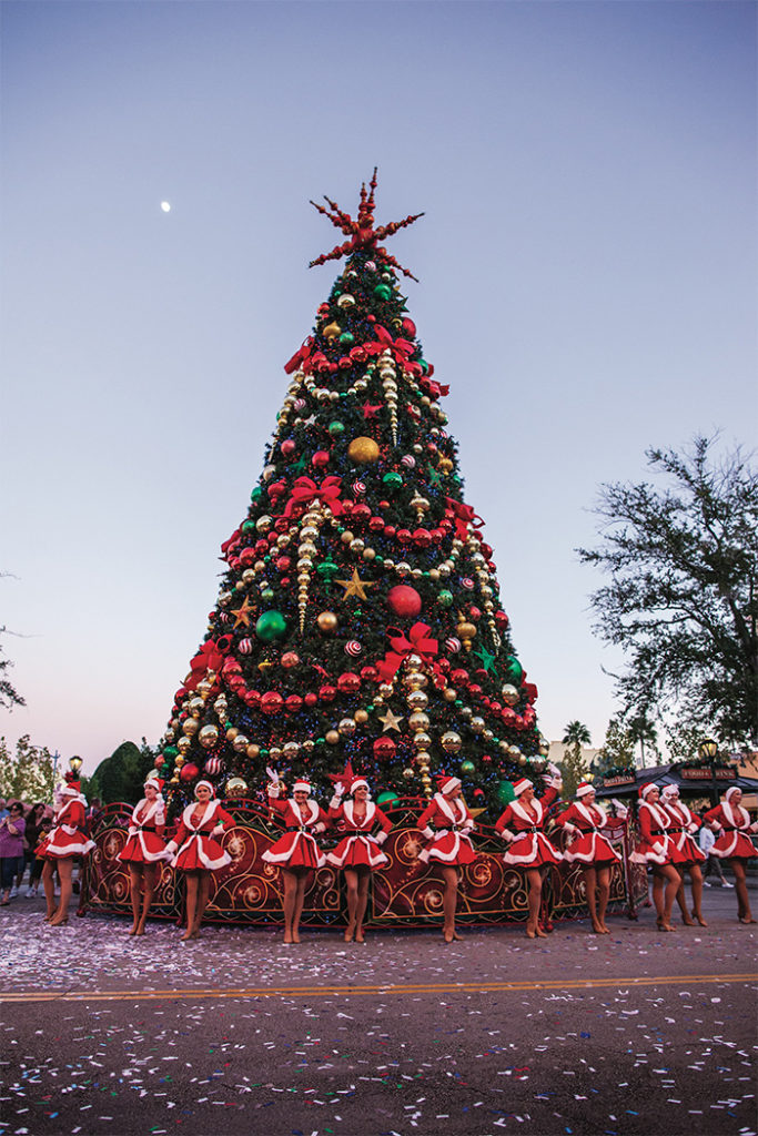 Christmas Tree in Universal Studios