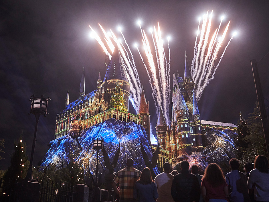 Hogwarts Castle at Christmas