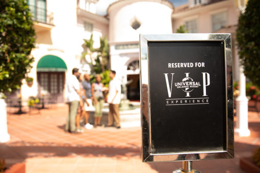 Sign for VIP Experience at Universal