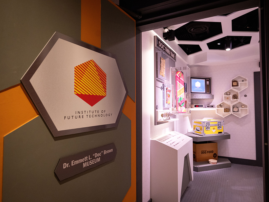 Back to the Future Room in Universal's Great Movie Escape