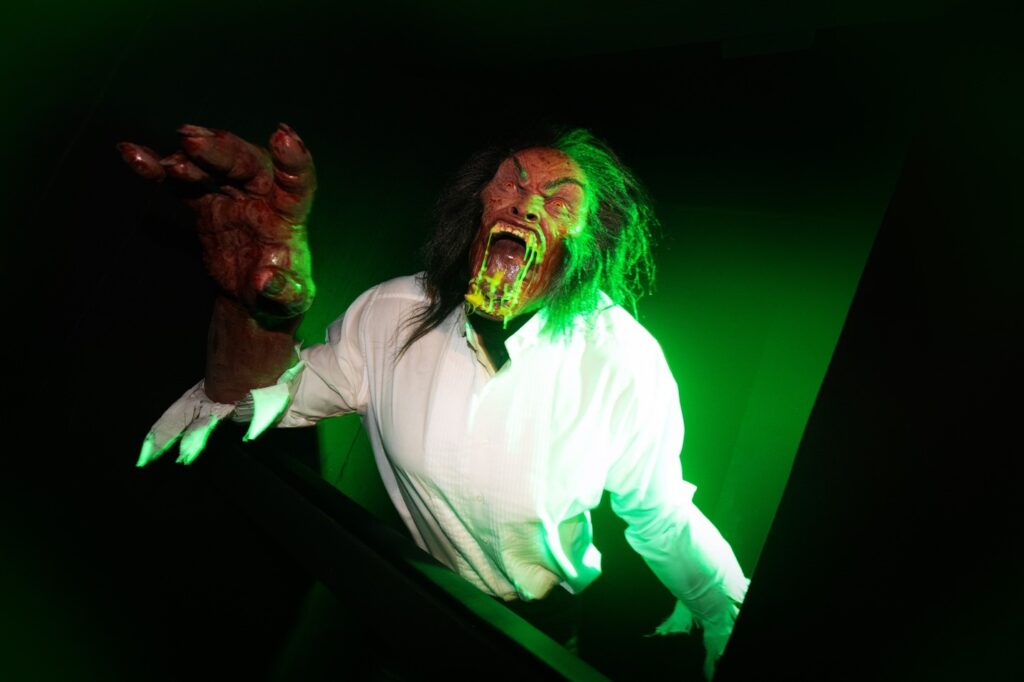 A character from the "Universal Monsters: Unmasked" haunted house.