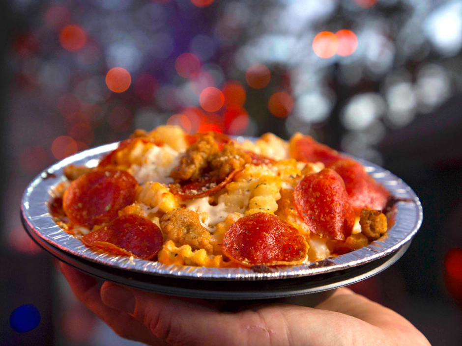 Pizza Fries from Halloween Horror Nights at Universal Studios Florida