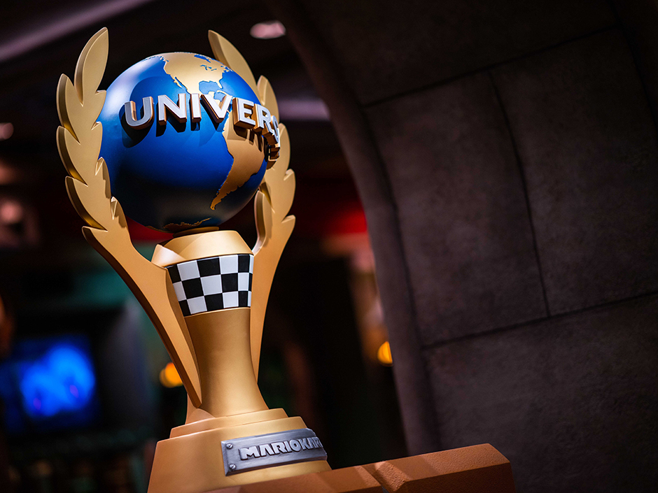 The Universal Cup at Mario Kart: Bowser's Challenge. 