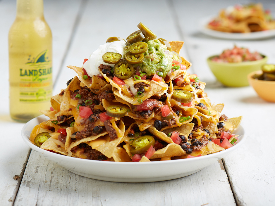 Plate of the Volcano Nachos at Jimmy Buffett's Margaritaville in Universal CityWalk.