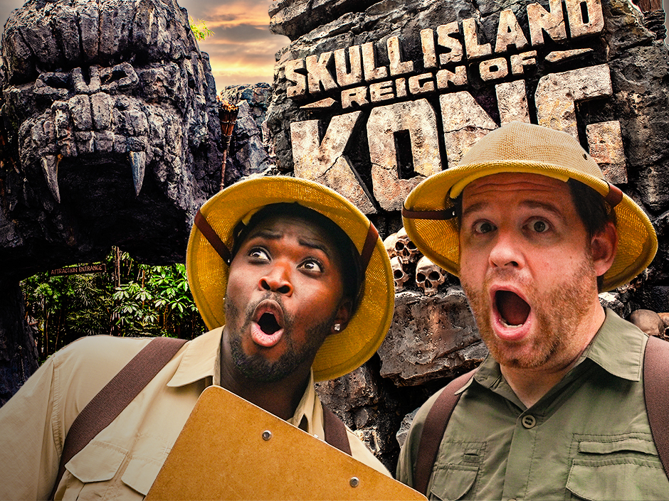Dylan and Mike take on Skull Island: Reign of Kong and look shocked.