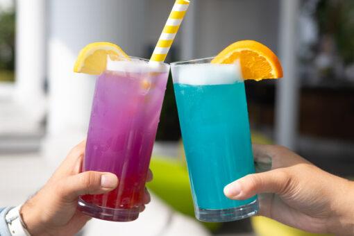 A toast of two drinks at Aventura Hotel's Bar 17