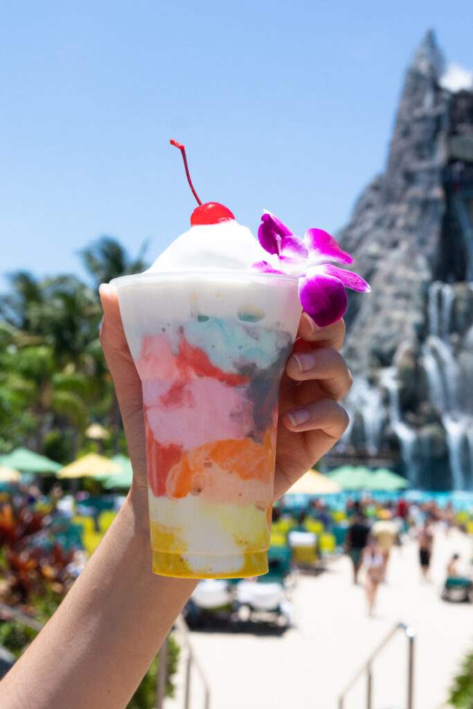 A Pride Sundae at Volcano Bay